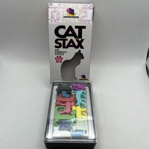 Cat Stax The Purrfect Puzzle Brainwright 48 Challenges Game